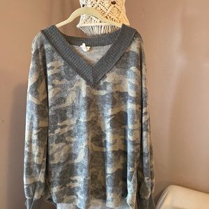 Cozy Camo Sweater